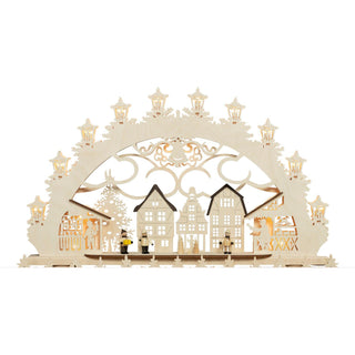 3D Schwibbogen Altstädter Weihnachtsmarkt in der Frontansicht