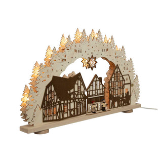 3D Schwibbogen Kontraste mit 2 Figuren