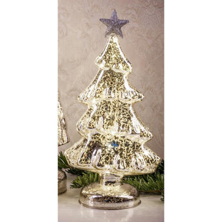 LED Weihnachtsdeko aus Mercury Glas | 5 Größen | 2 Motive