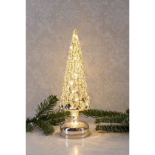 LED Weihnachtsdeko aus Mercury Glas | 5 Größen | 2 Motive