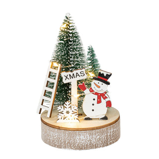 LED Tischdekoration | 3 Motive | Schneemann