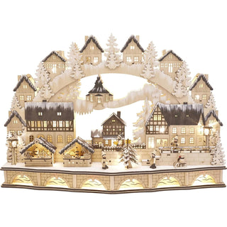 XL LED Lichterbogen Winterstadt