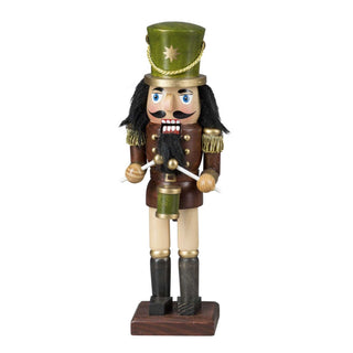 Nussknacker Soldaten 25 cm lasiert | braun