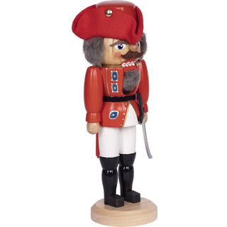 Hier ist der rote General-Nussknacker seitlich abgebildet. Bild 6.