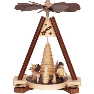 Premium Weihnachtspyramide zweifarbig 3 Motive