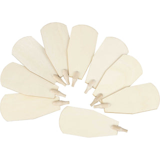 Pyramiden-Flügel-10er Set natur