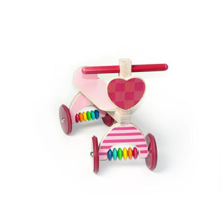 Rutscher aus Holz mit Herz", rosafarben_1