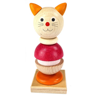 Stapelspiel "Katze", farbig, 14 cm_1