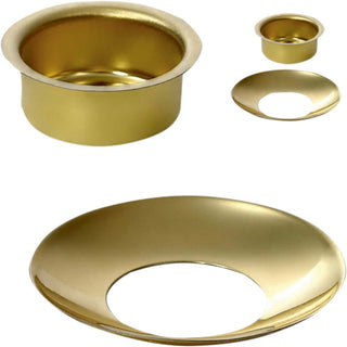 Hier handelt es sich um ein Set bestehend aus zwei Metalltüllen und zwei Tropfenfängern mit 17 mm großen Einsetzen. Hier sind verschiedene Größen erhältlich. Bild 2.