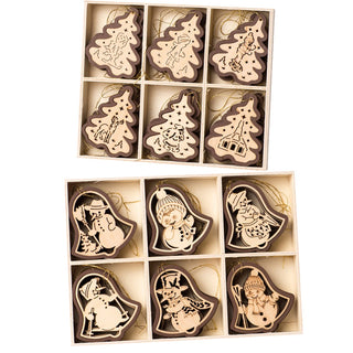 Weihnachtsbaumschmuck Tannenbaum und Glocke