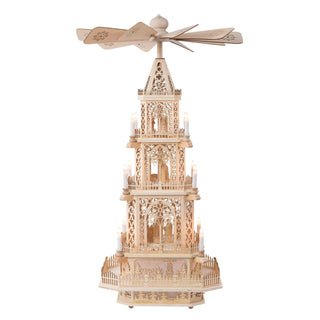 XXL Weihnachtspyramide Gotik mit 3 Etagen